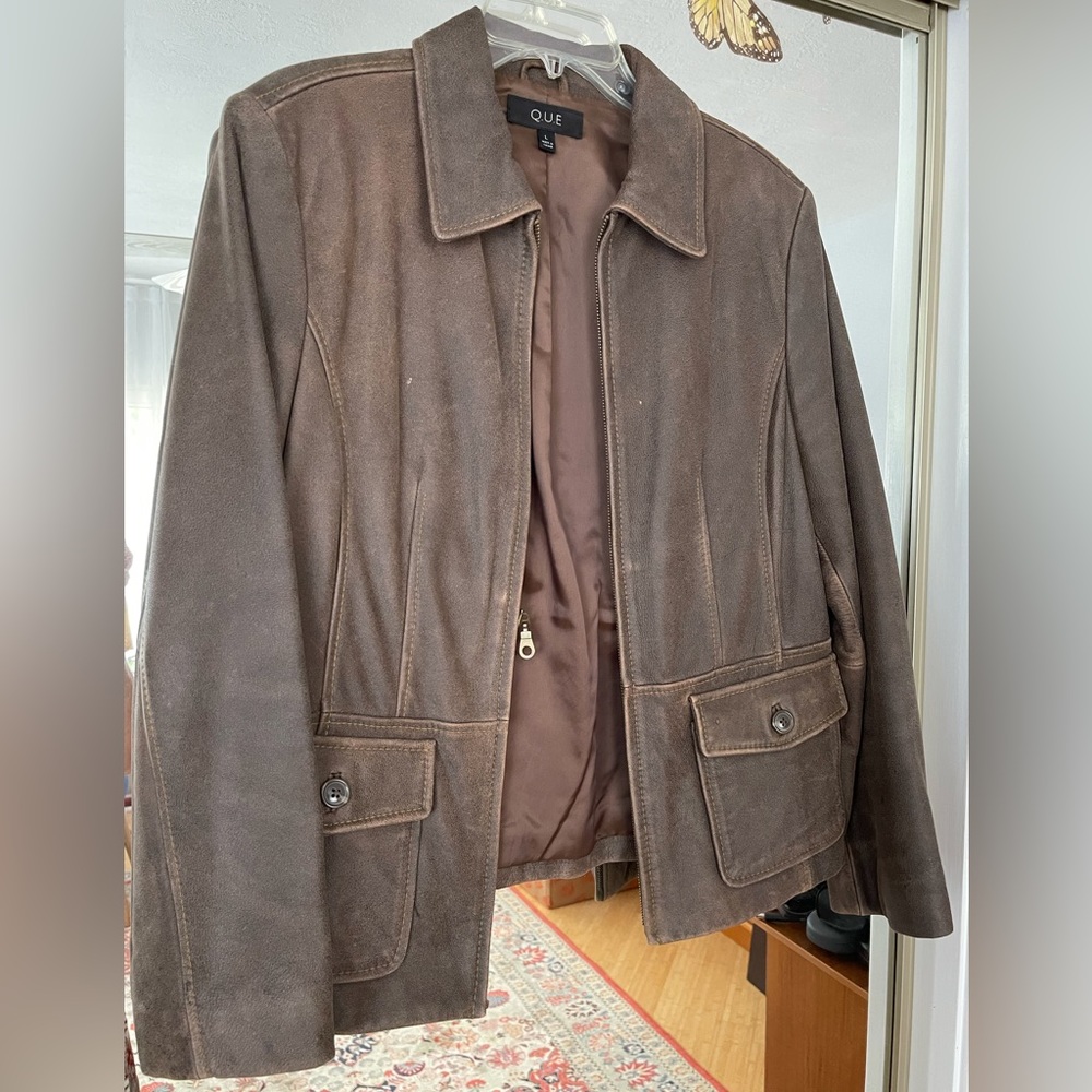 Leather jacket